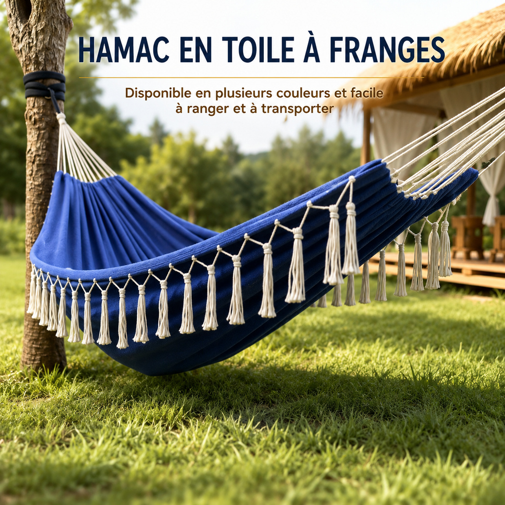 Hamac suspendu à franges – FAZER