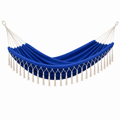 Hamac suspendu à franges bleu – FAZER