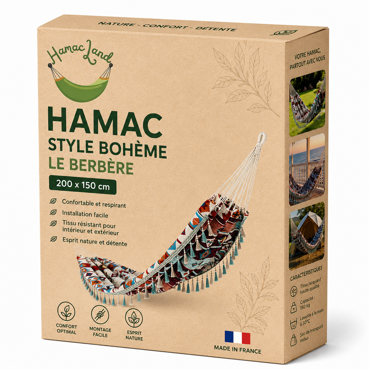 Hamac style Bohème - Le berbère