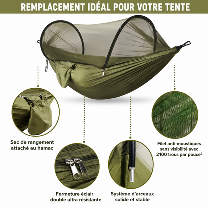 hamac de camping avec moustiquaire 3 en 1