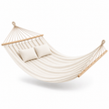 Hamac blanc suspendu avec coussin confortable 
