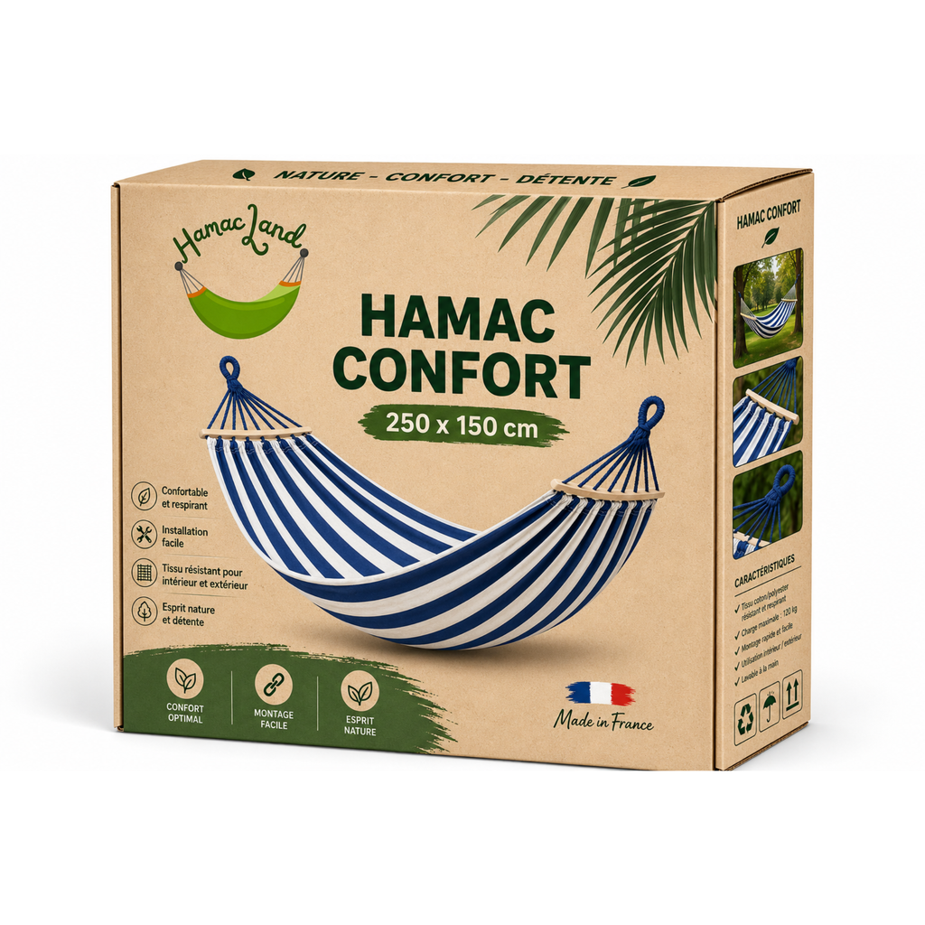 Hamac suspendu avec corde - Le Botanica