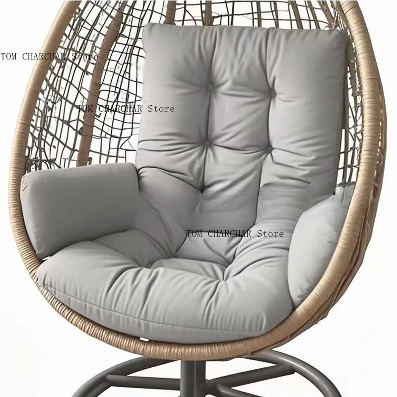 Balcony Egg Chair Cushion Seat Pad Swing Hanging Chair Mat Pillow Patio Garden Outdoor Thickened Hammock Rocking Chair Seat