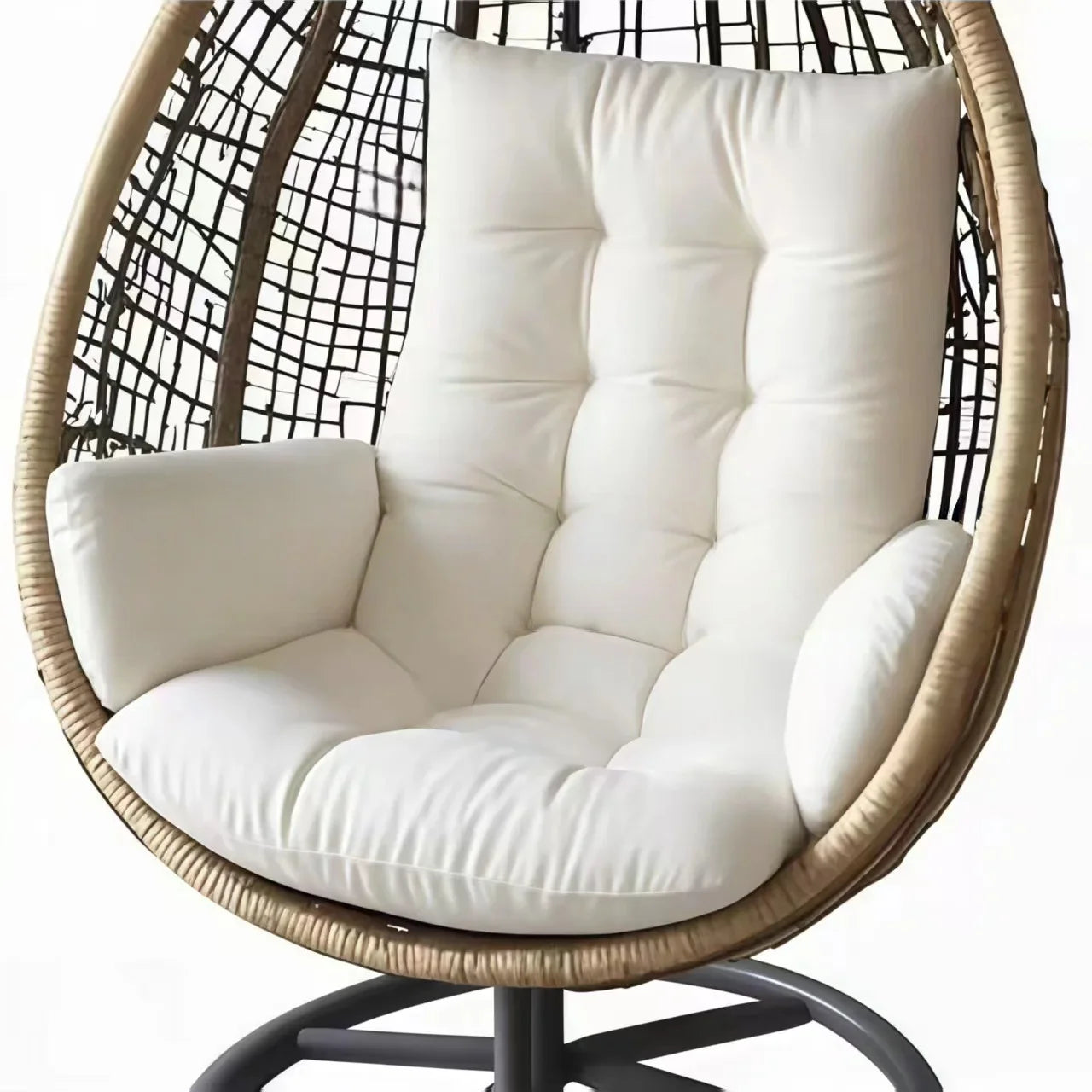 Balcony Egg Chair Cushion Seat Pad Swing Hanging Chair Mat Pillow Patio Garden Outdoor Thickened Hammock Rocking Chair Seat