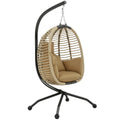 fauteuil suspendu marron clair - ALIA