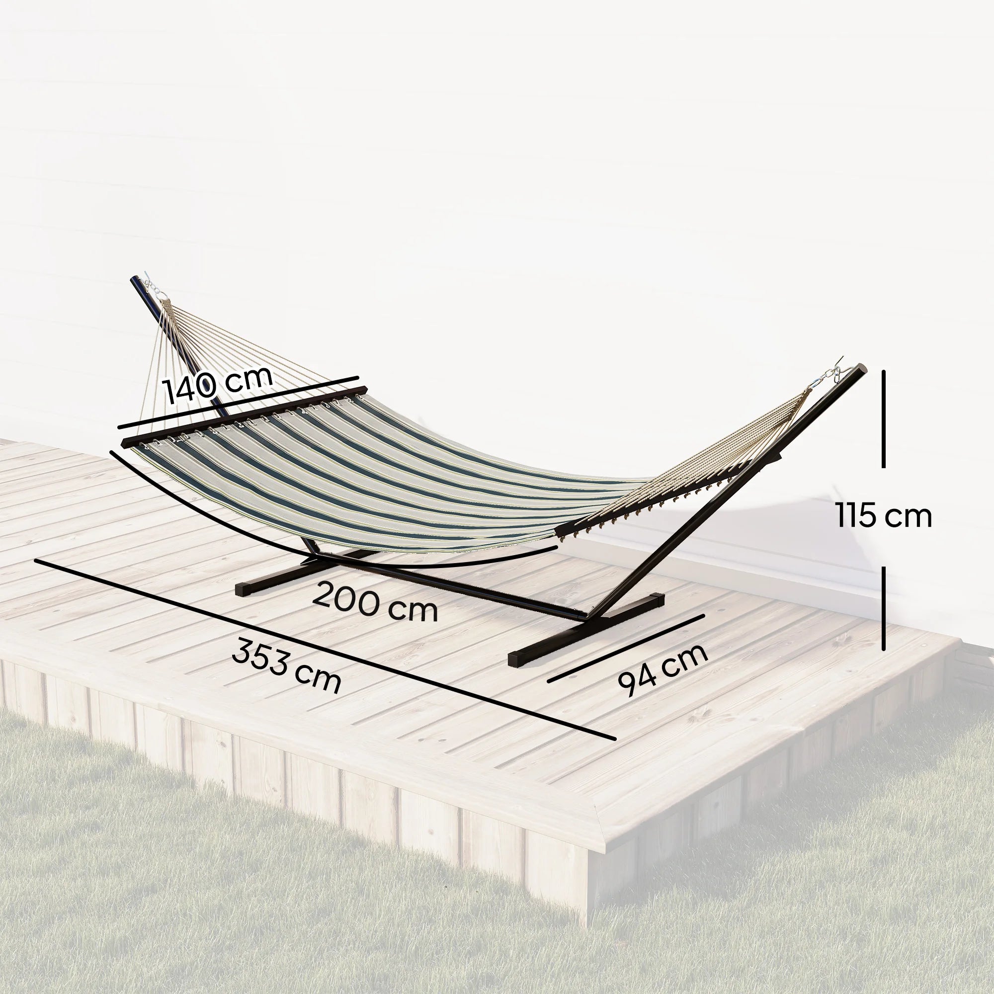 Hamac jardin sur pied - Manita