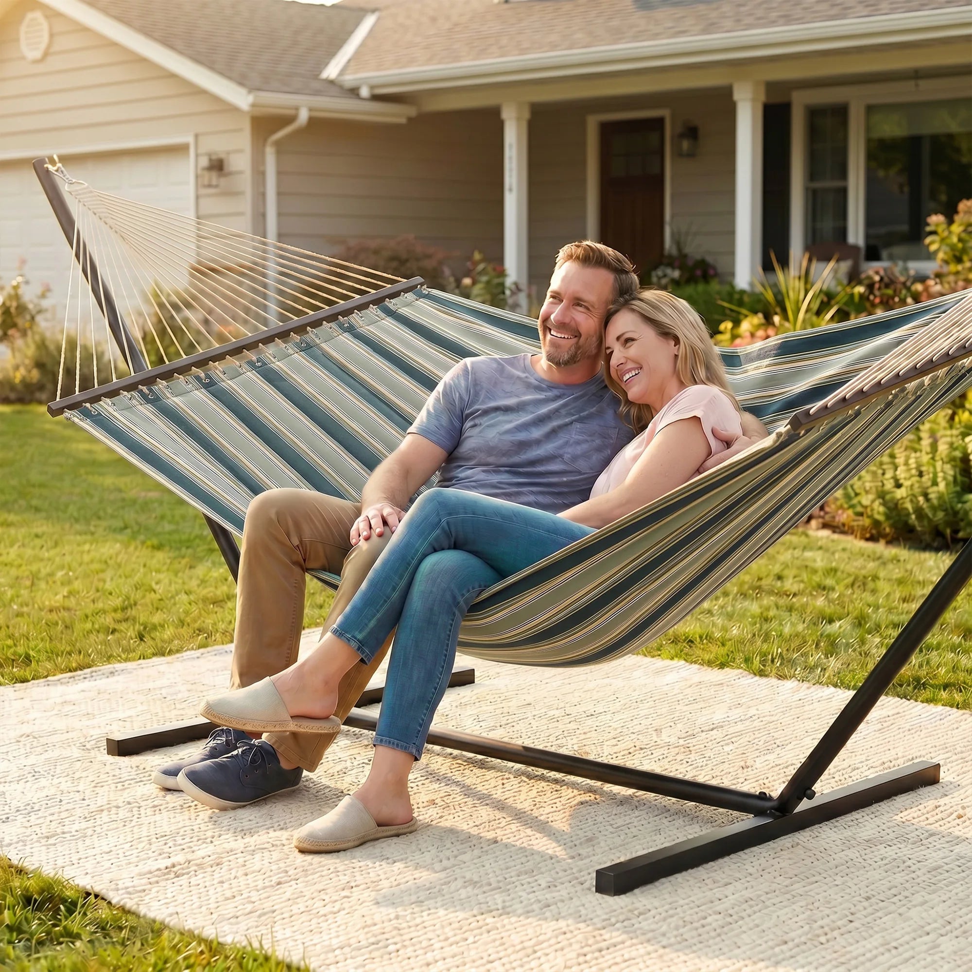 Hamac jardin sur pied - Manita