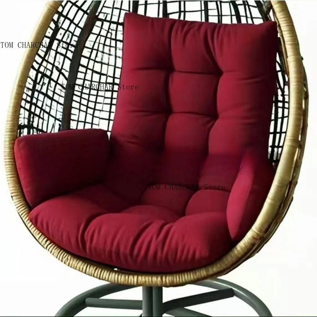 Balcony Egg Chair Cushion Seat Pad Swing Hanging Chair Mat Pillow Patio Garden Outdoor Thickened Hammock Rocking Chair Seat