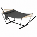 Hamac sur pied noir anthracite 