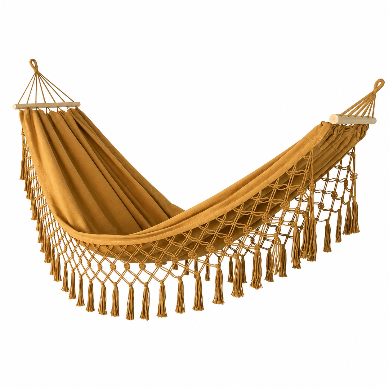hamac de jardin orange