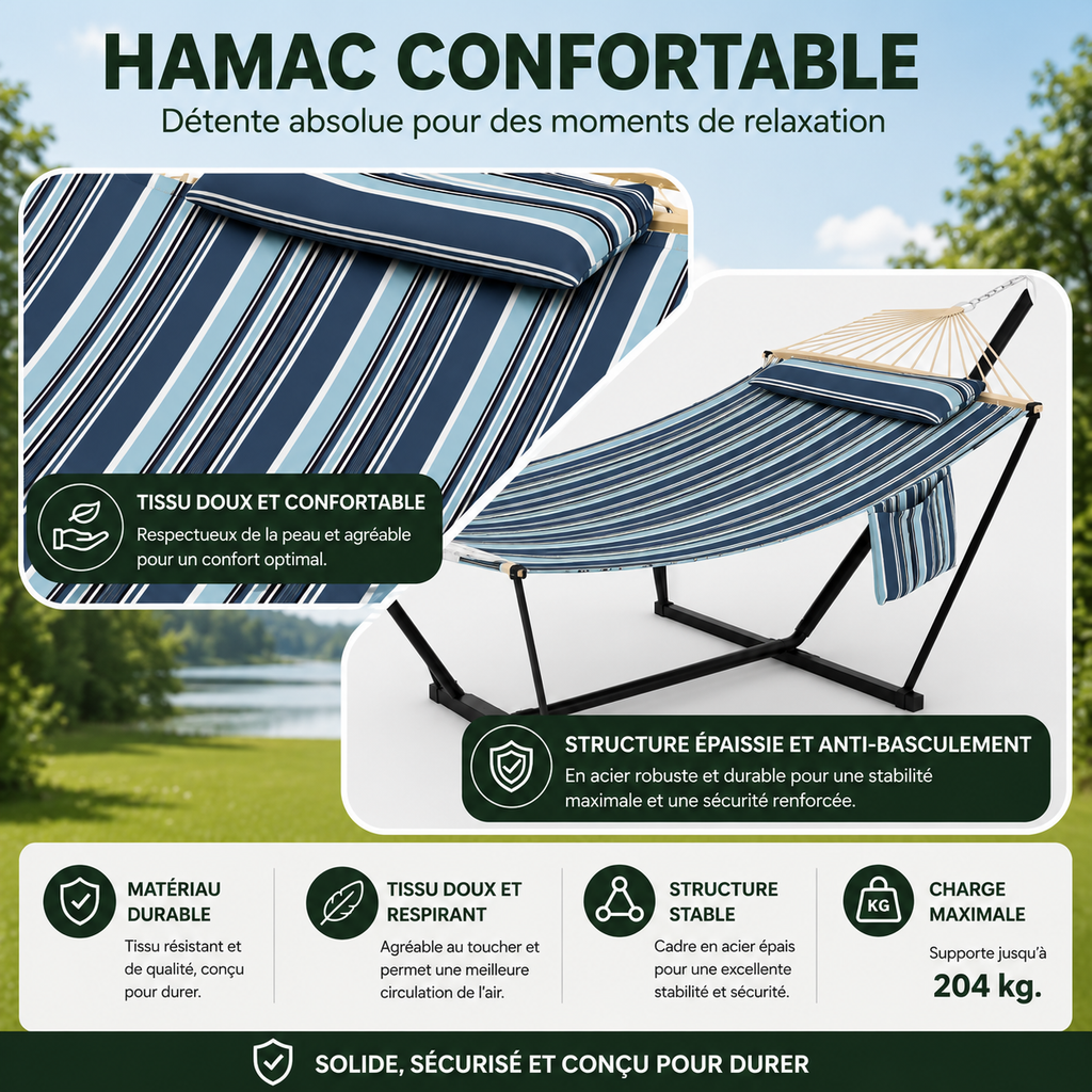 Hamac 2 personnes - Le Summum
